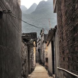Ancient village along the Li River